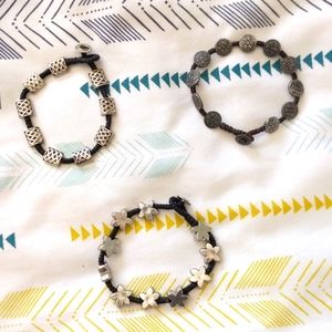 Lot of 3 bracelets